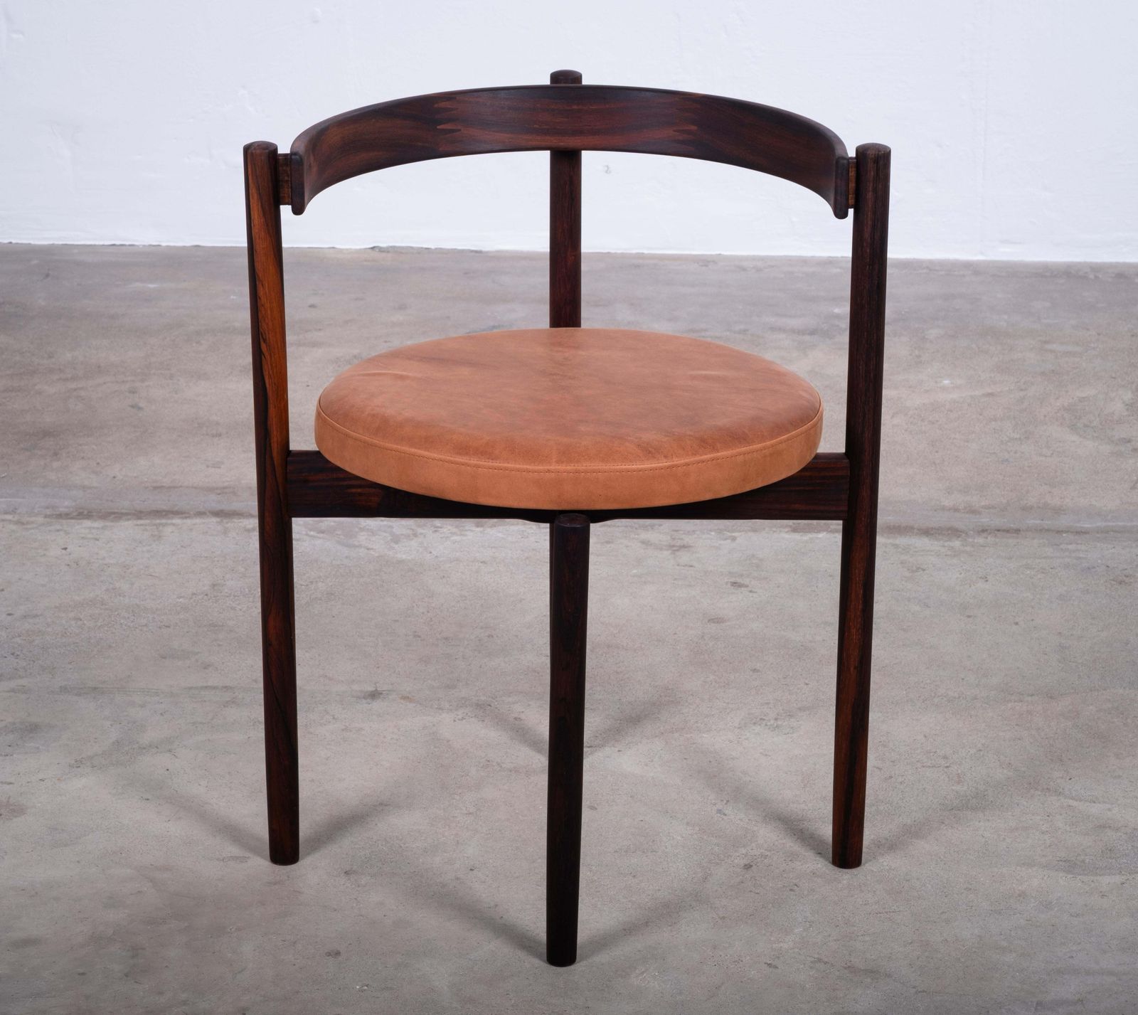 Set van 4 eetkamerstoelen in palissander van Hugo Frandsen voor Børge M.S, Denemarken photo vintage