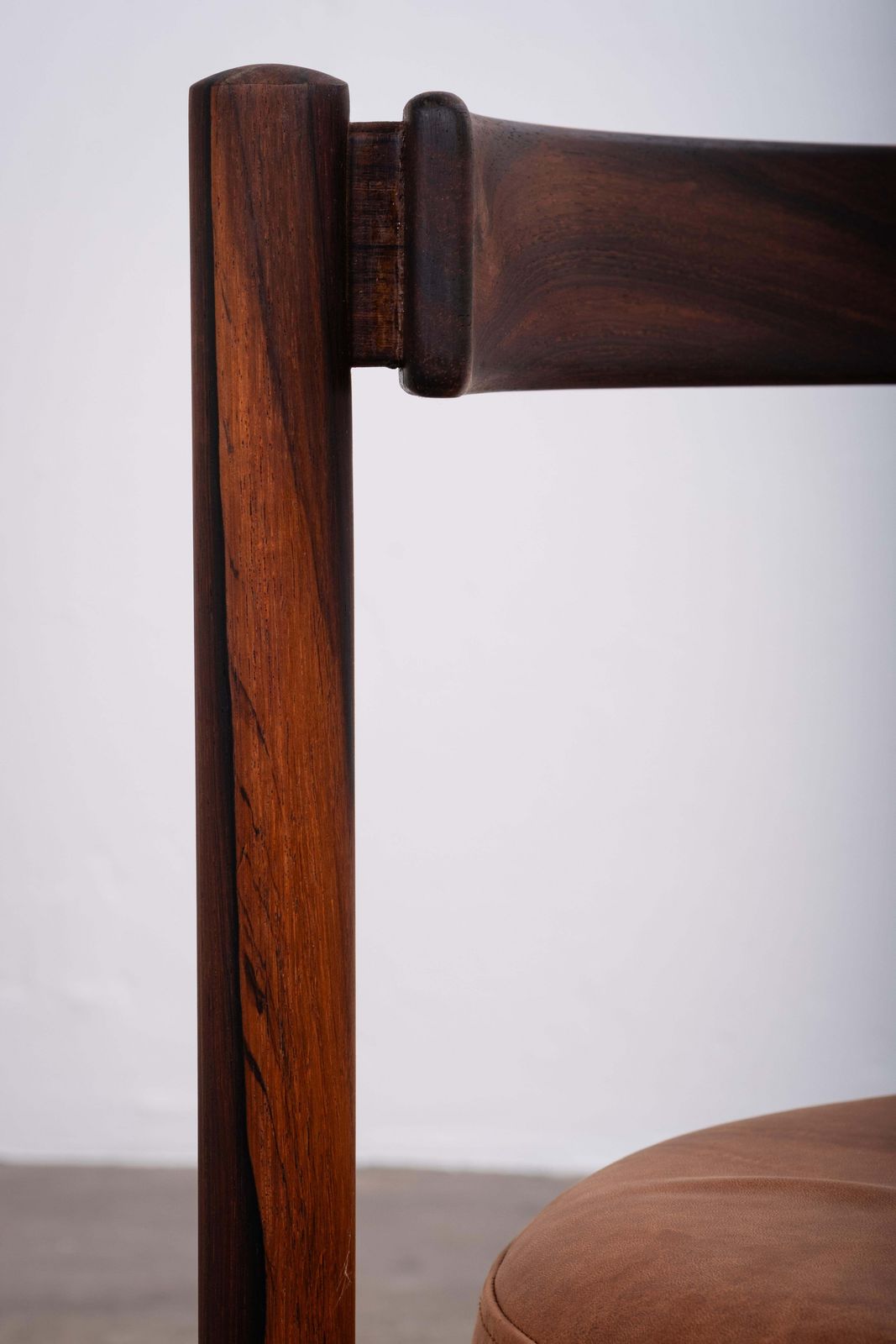 Mobilier Ensemble de 4 chaises de salle à manger en palissandre par Hugo Frandsen pour Børge M.S, Danemark photo