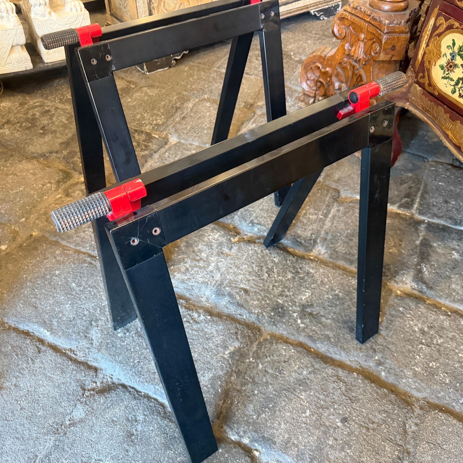 photo furniture Set Of Two 1970s Modern Easels For Gaetano Table By Gae Aulenti For Zanotta
