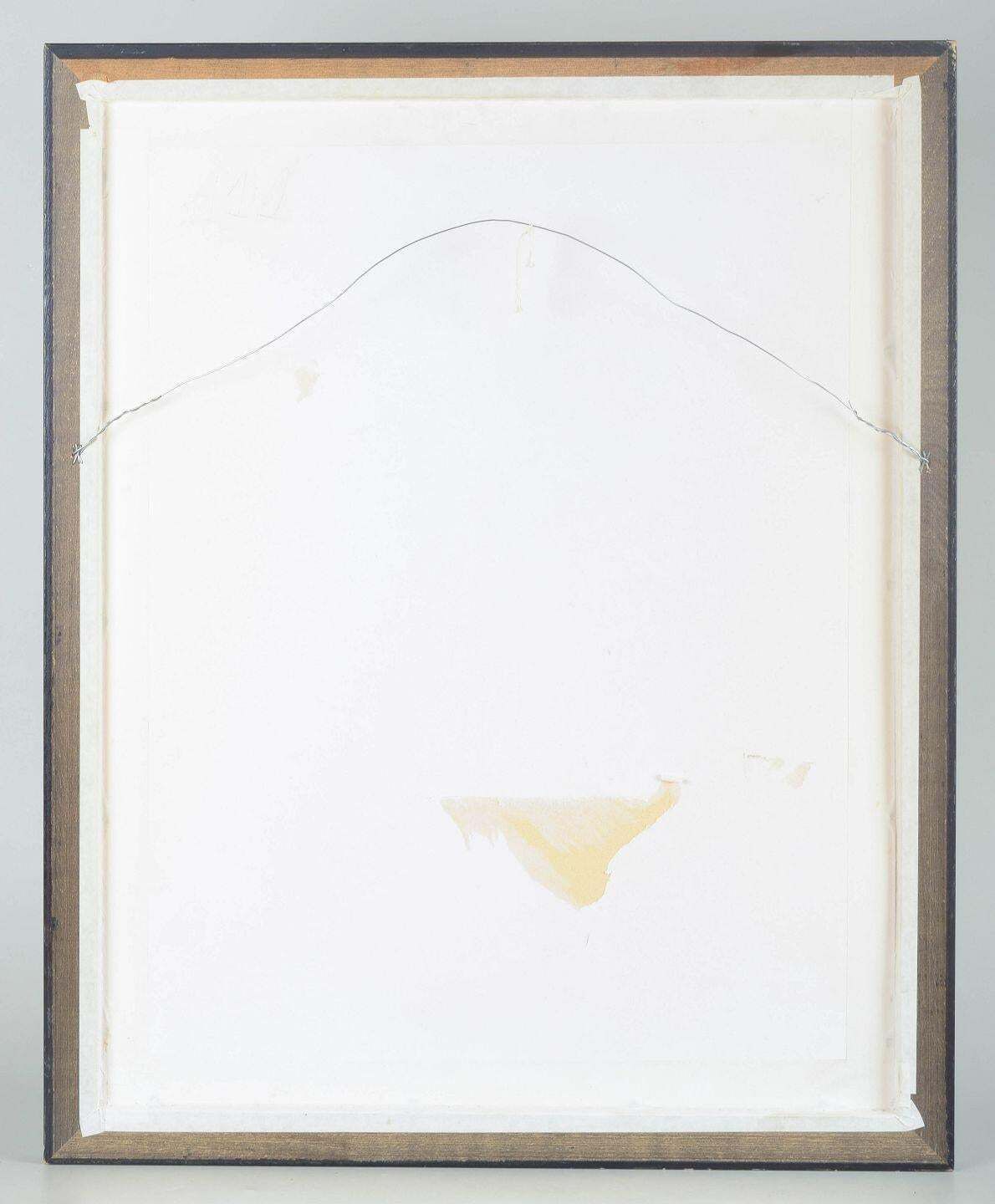 Alain Soucasse. Composition With Geometric And Organic Forms. Lithograph/Paper photo vinterior