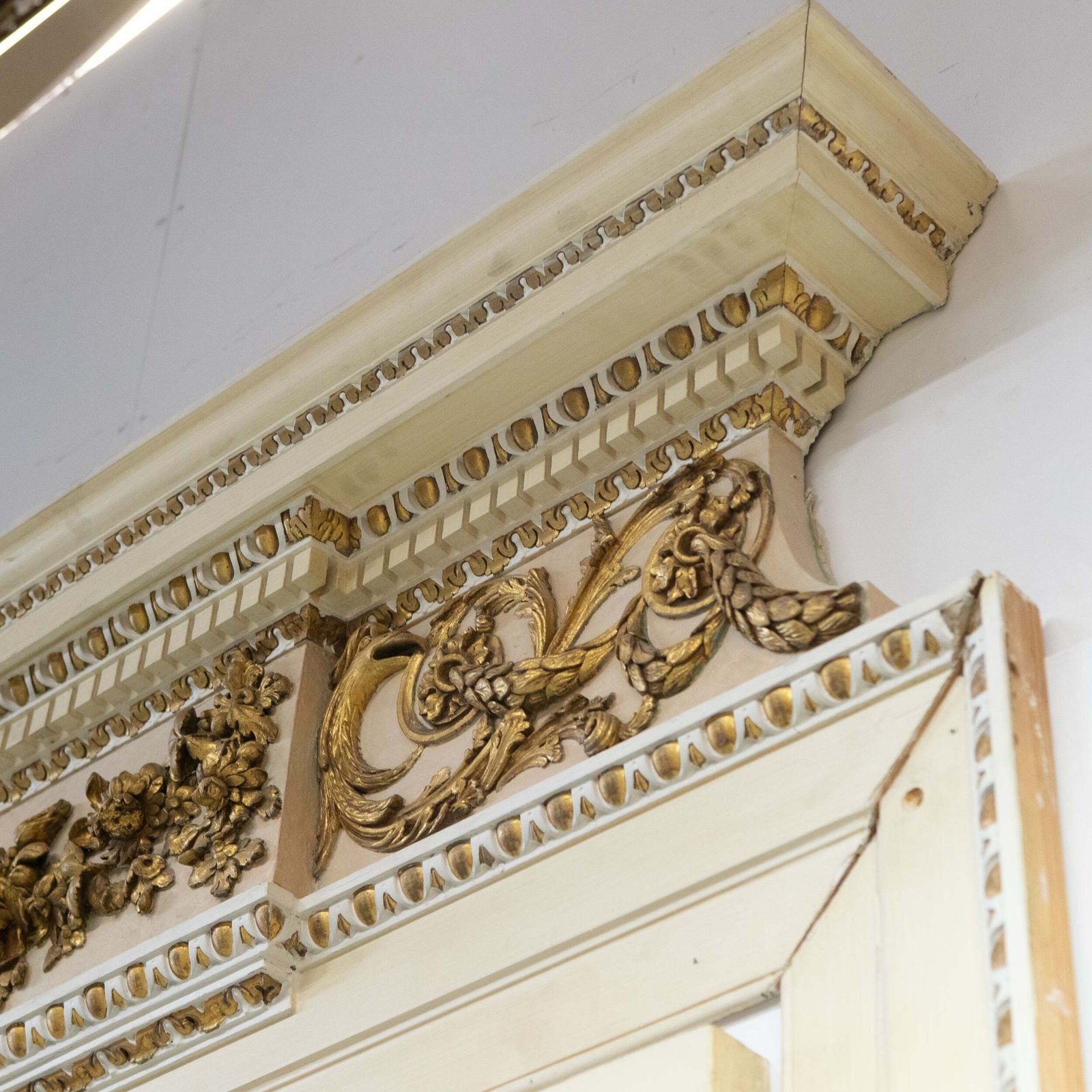 photo buy Impressive Set Of 2 Double Doors With Early 19th Century Pediments | Regency Overdoors