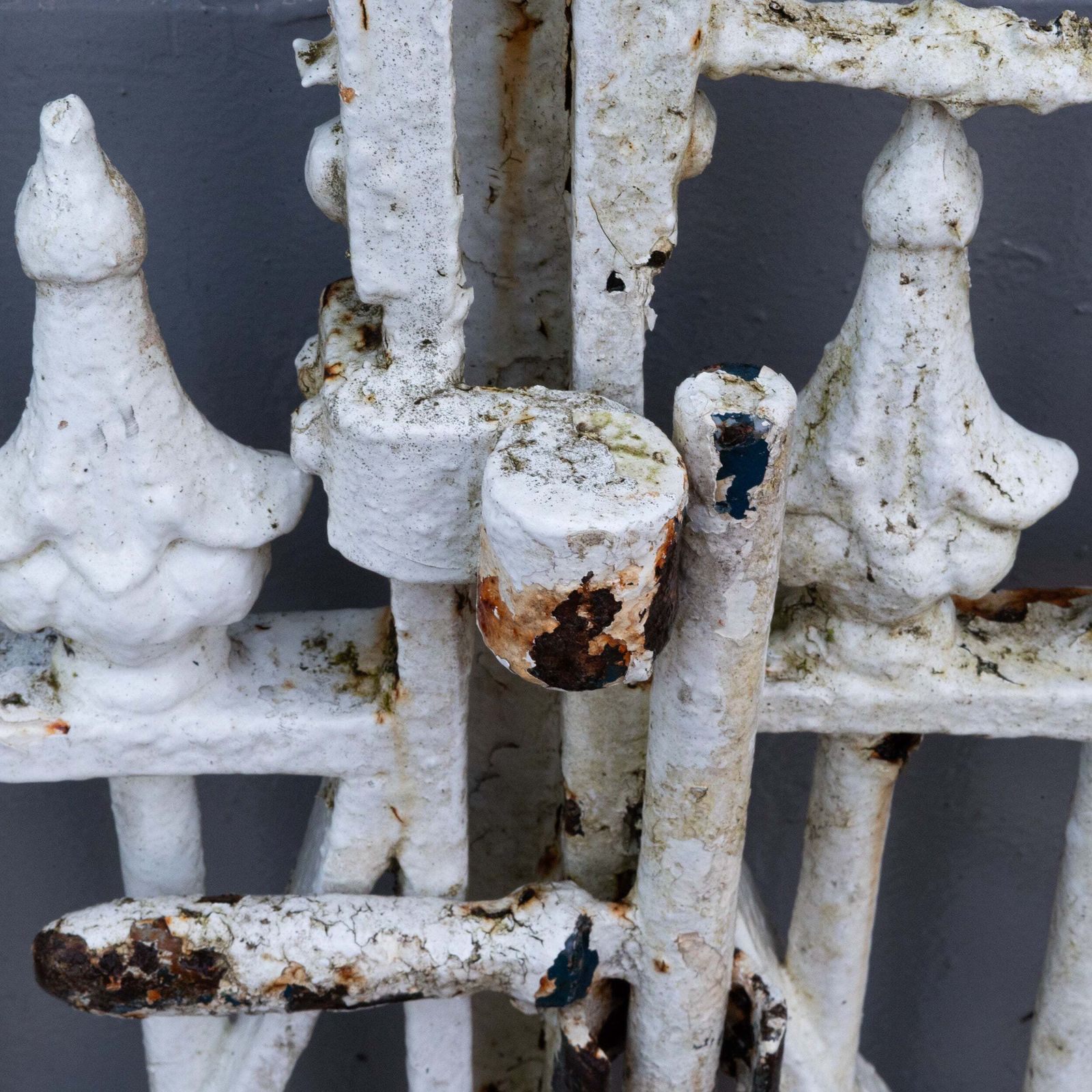 Impressive Victorian Wrought Iron Driveway Gates With Fleur De Lys Finials photo vintage
