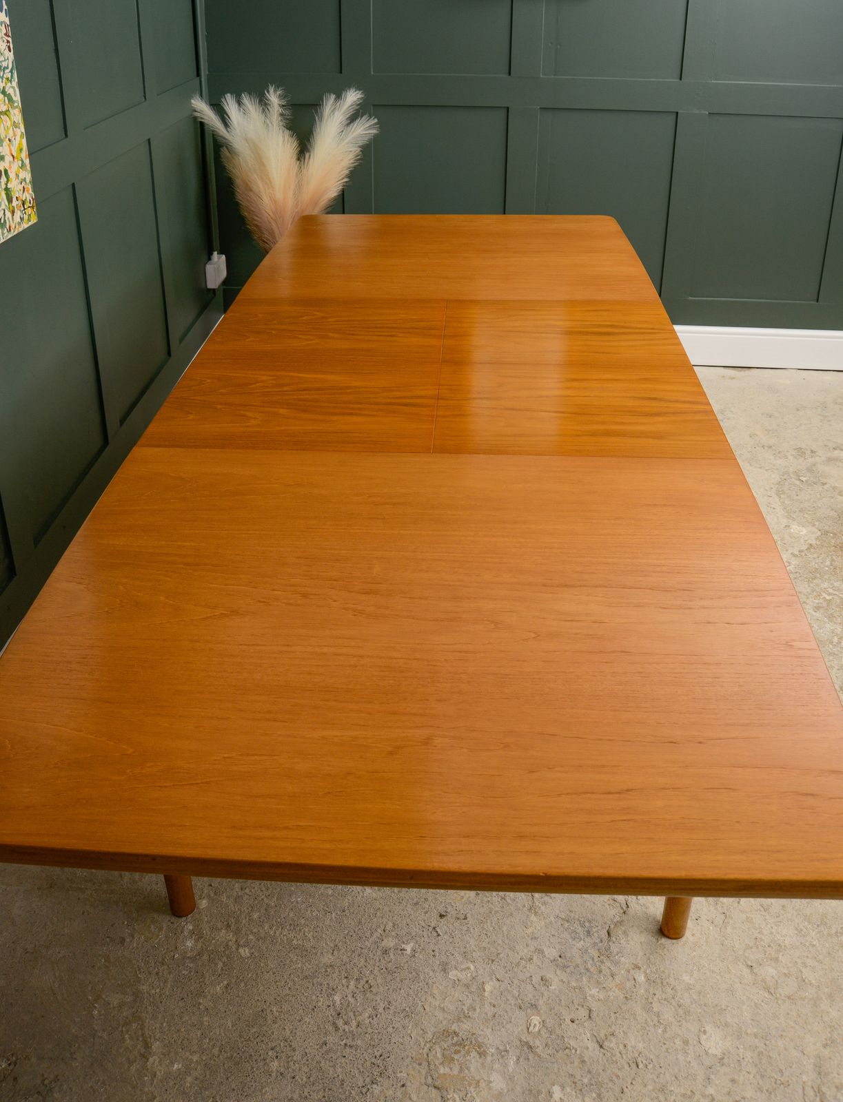 photo vintage McIntosh T3 Extending Teak Dining Table   7.7 Foot