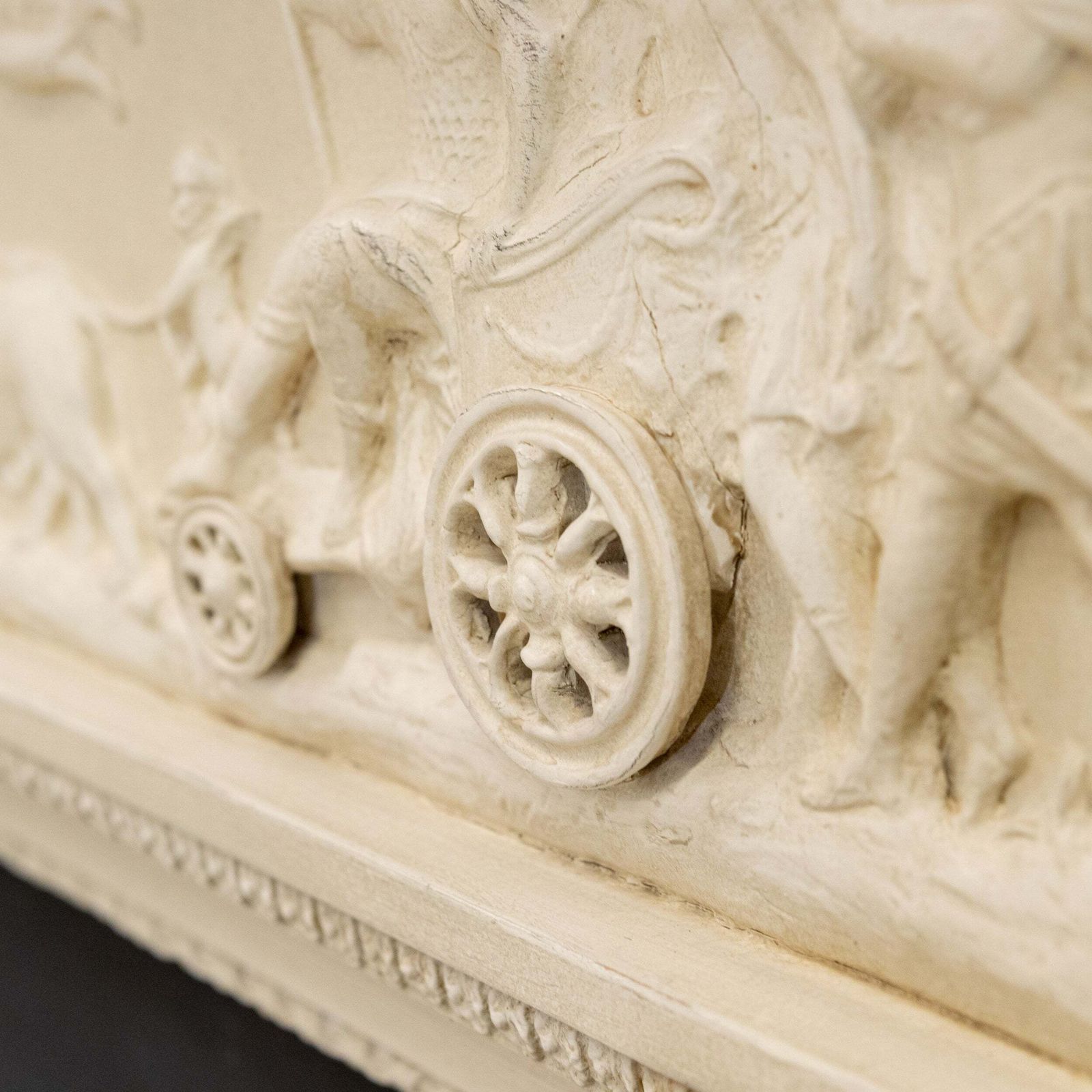 Ornate Neoclassical Style Wooden Surround With Capitals photo furniture