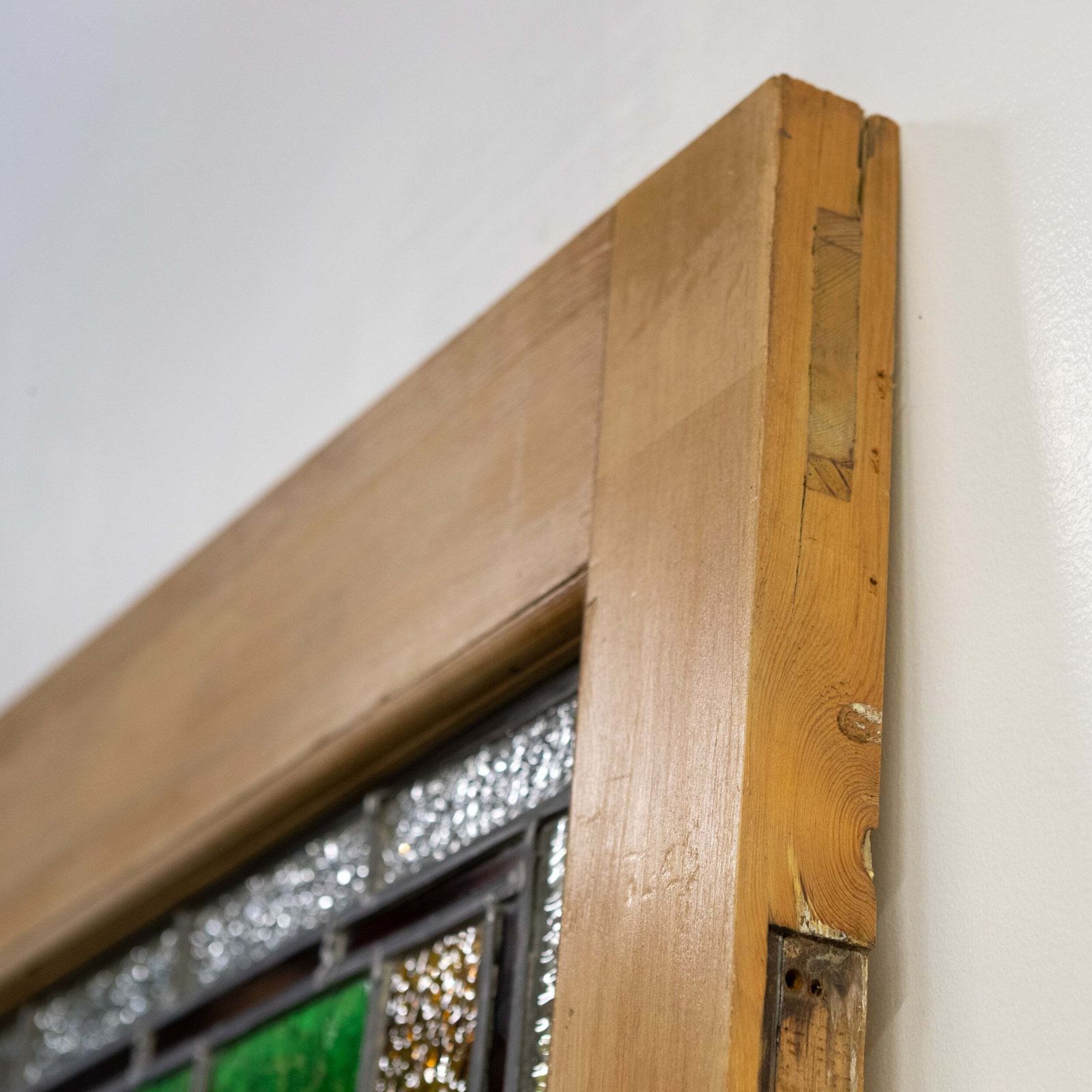 Home Fixtures Antique Stained Glass Door   193.5cm X 80.5cm photo