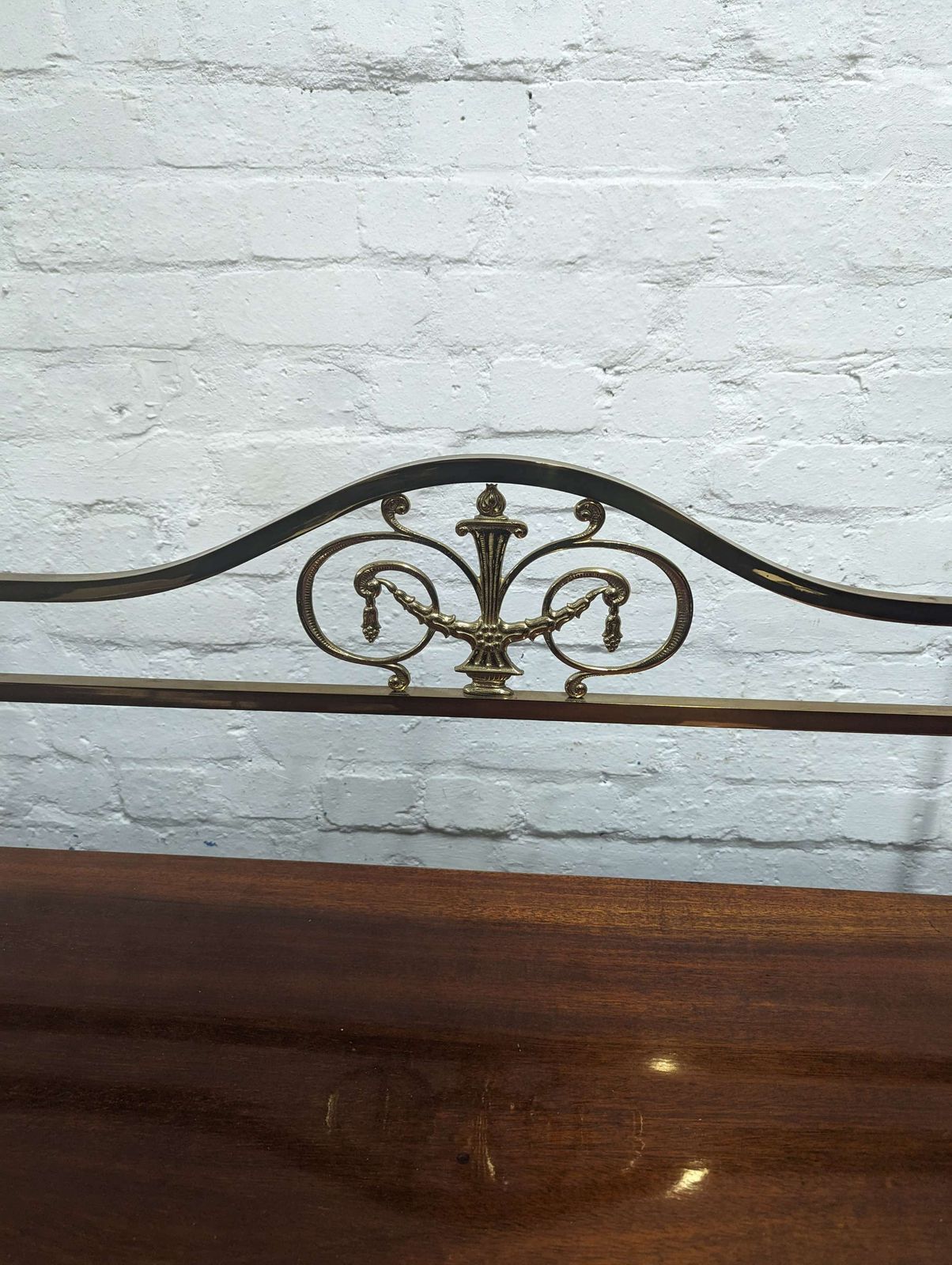 Edwardian Sheraton Style Sideboard With Brass Galllery photo Furniture