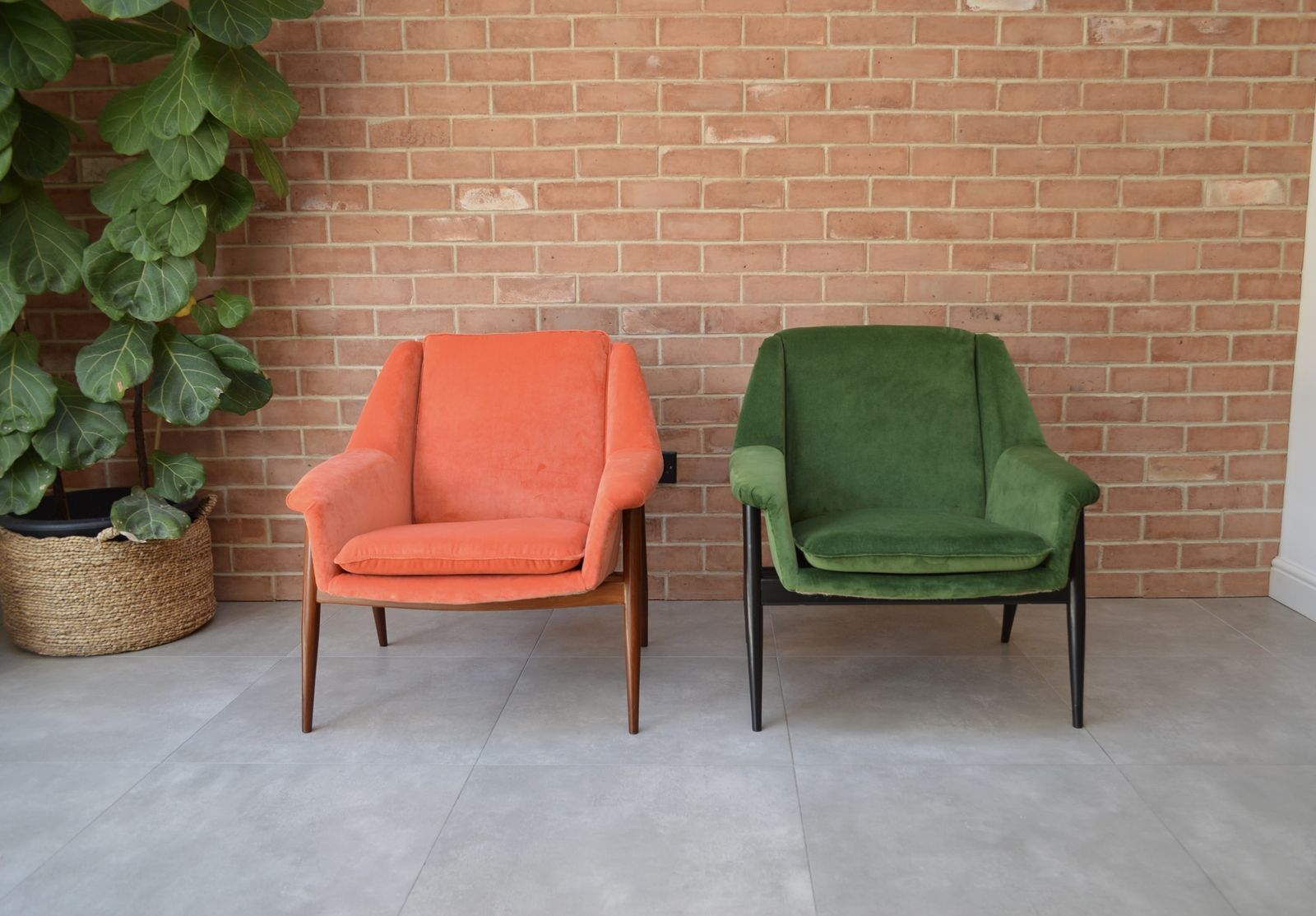 photo for sale Mid Century Parker Knoll "New Menton" Model Pk940 Teak Armchair, Green Velvet Upholstery
