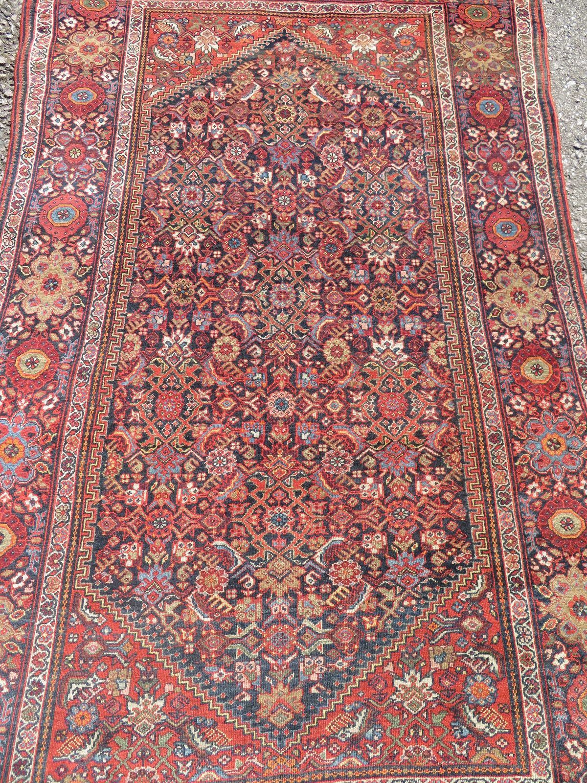 Fine Antique Rug. 204cm X 130cm photo furniture