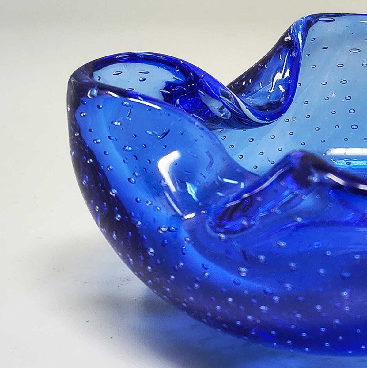photo furniture 1960s Mid Century Ashtray Or Catchall In Bullicante Murano Glass By Flavio Poli