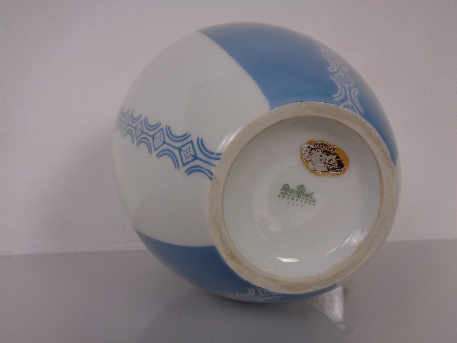 photo vintage Large Porcelain Vase From Rosenthal, Germany, 1960s