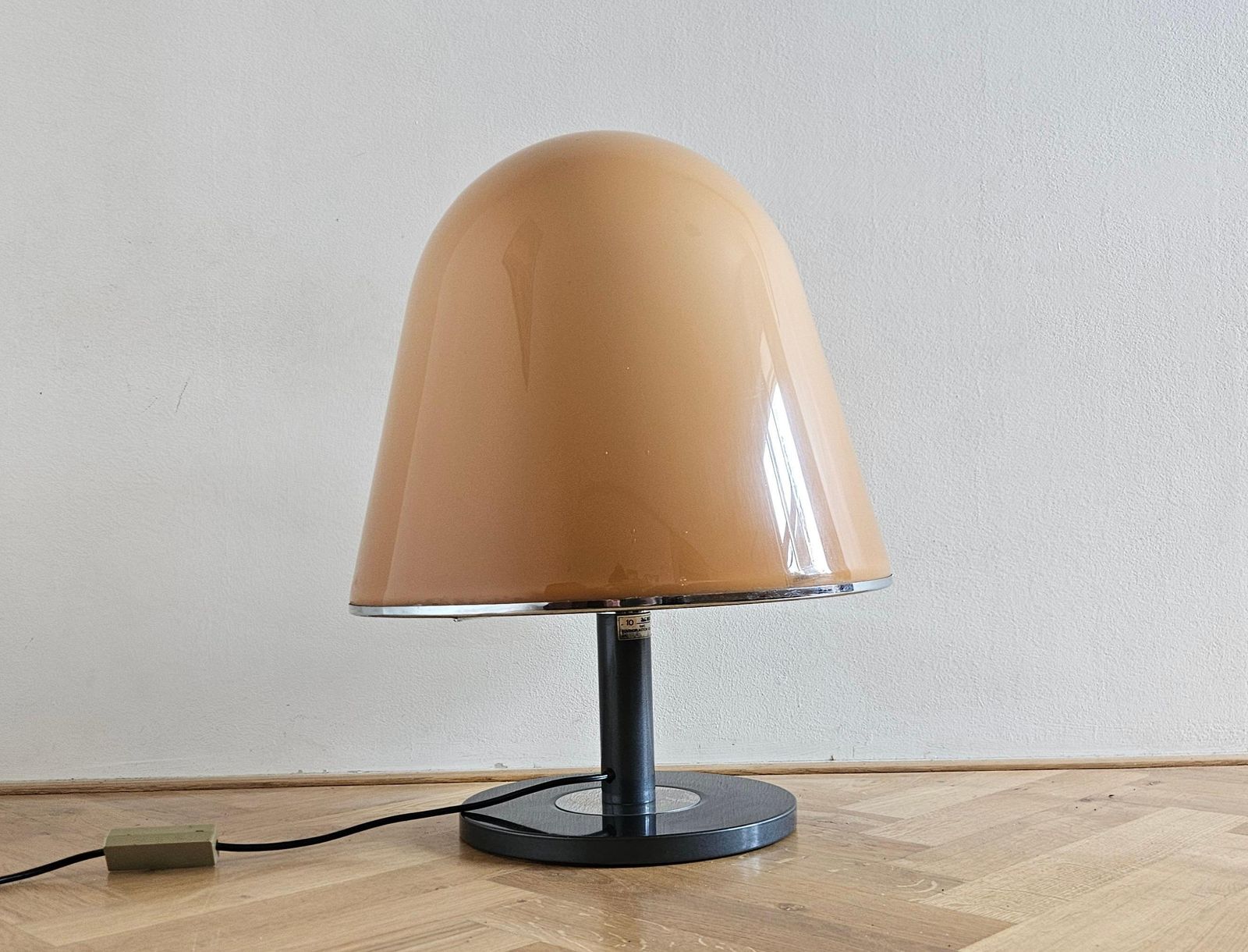 Rare Midcentury Large Table Lamp Kuala For Meblo, Franco Bresciani, Italy, 1970s photo buy
