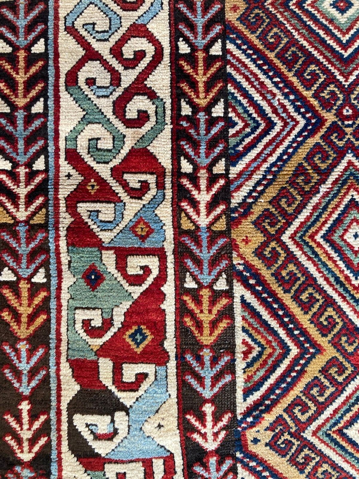 1900.0 Antique Caucasian Rug 2.58m X 1.25m photo