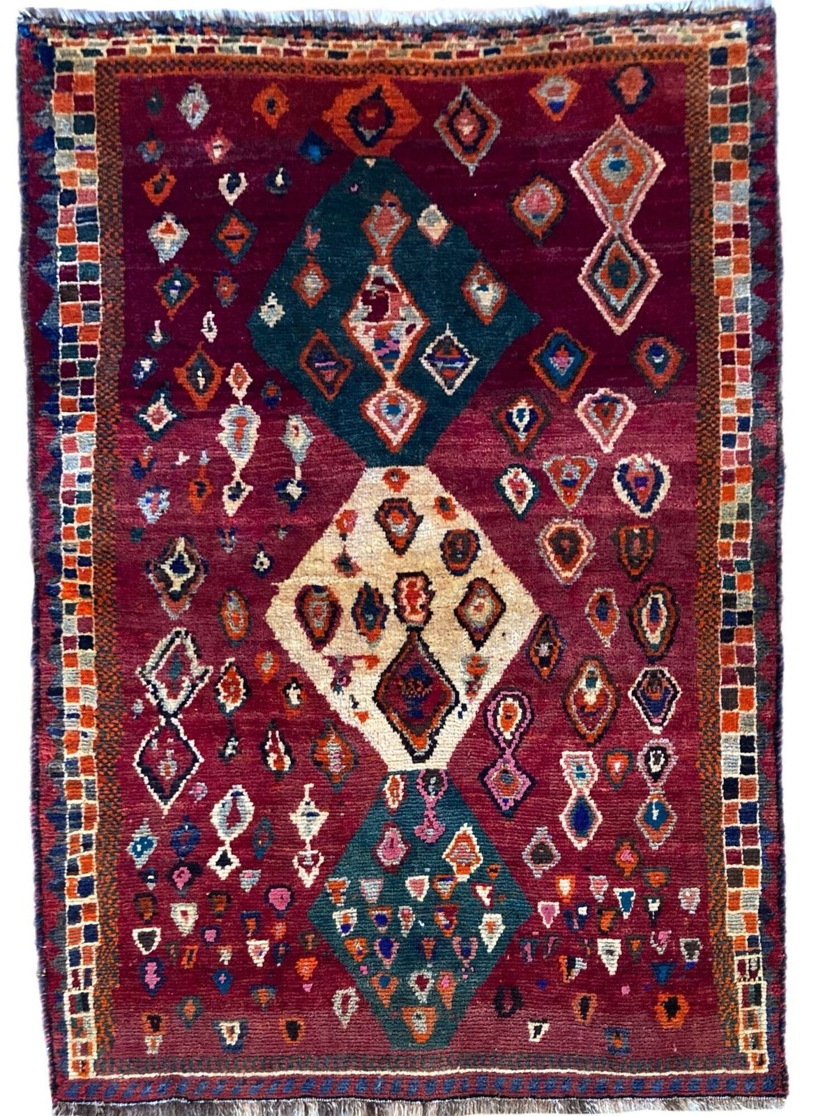 Vintage Gabbeh Rug 1.60m X 1.05m