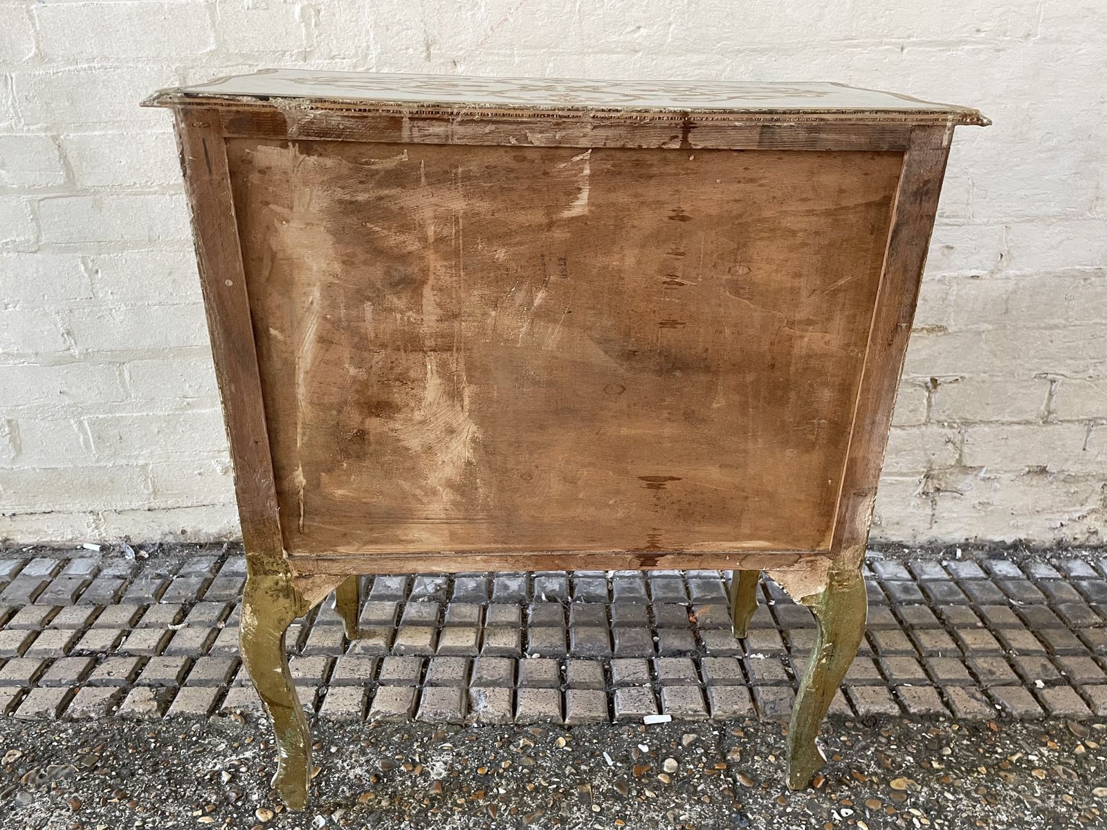 photo for sale Mid Century Italian Florentine Night Stand Cabinet 1960s