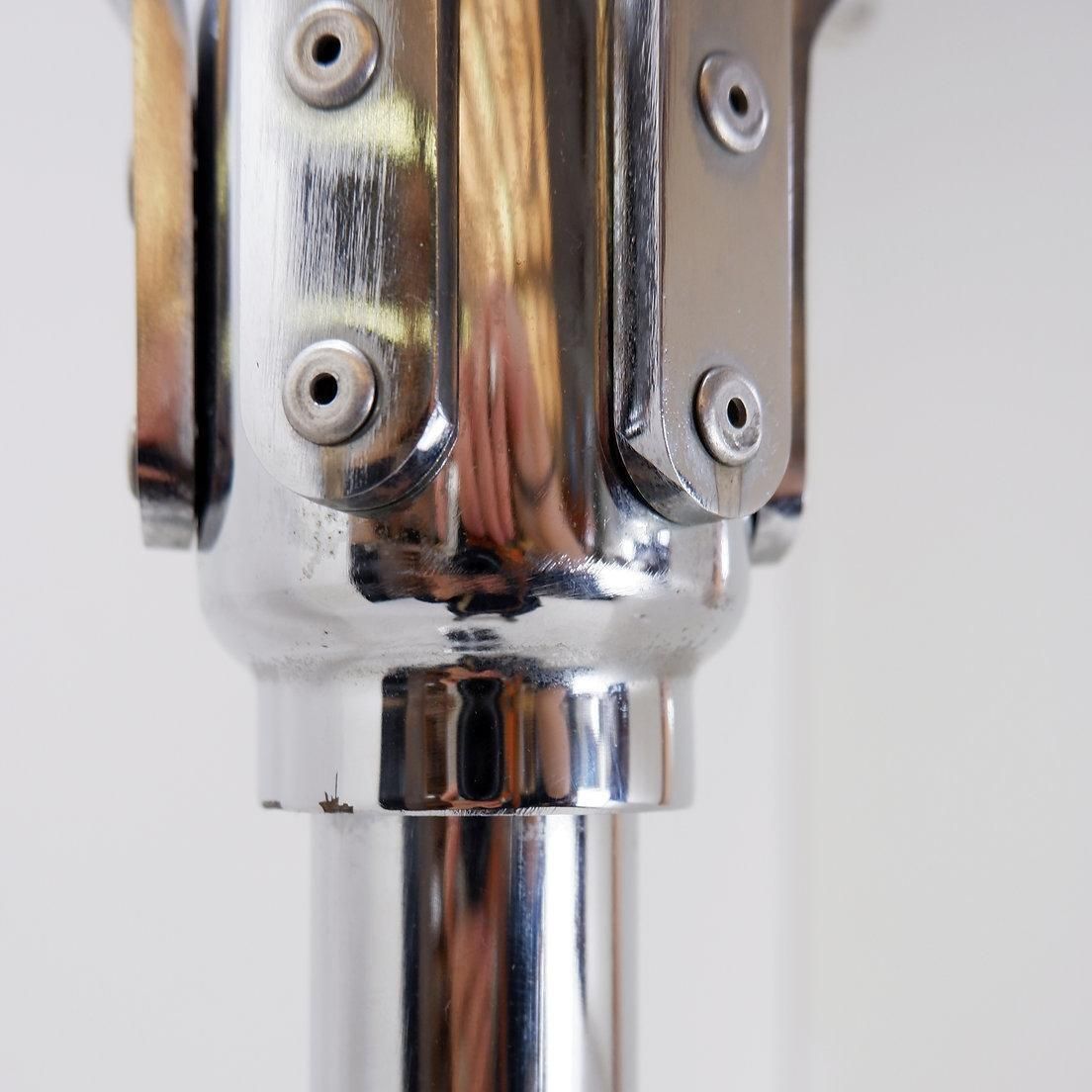 Industrial Coat Rack In Chrome In The Style Of Jacques Adnet, 1960s photo buy