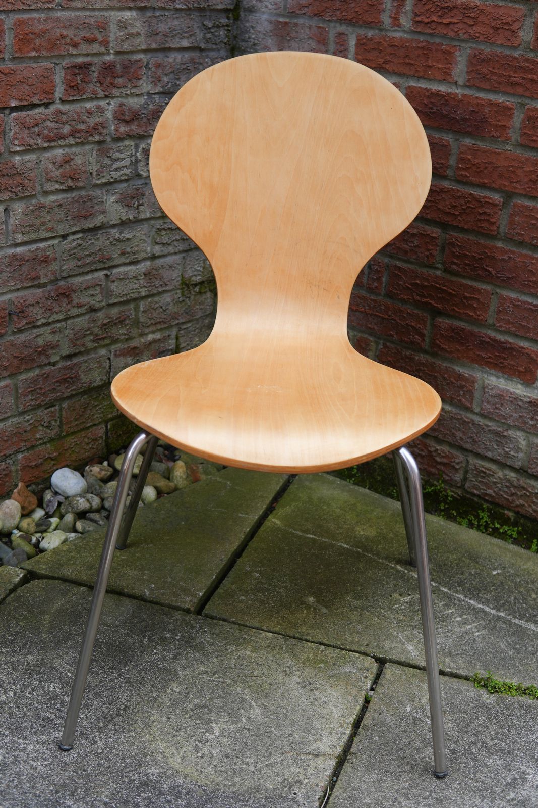 Three Vintage Bent Plywood Stacking Chairs In The Style Of Arne Jacobsen Ant, 1960s photo 195.0
