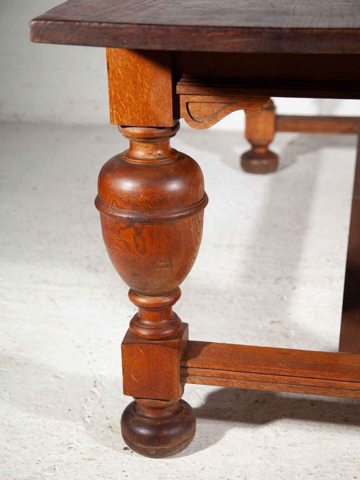 19th Century Hand Crafted Antique Oak Monastery Reading Table, France photo buy