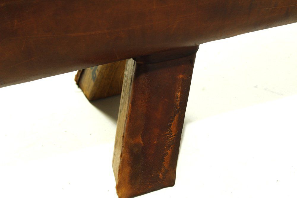 Vintage Leather Gym Pommel Horse Bench, 1940s photo 1343.0