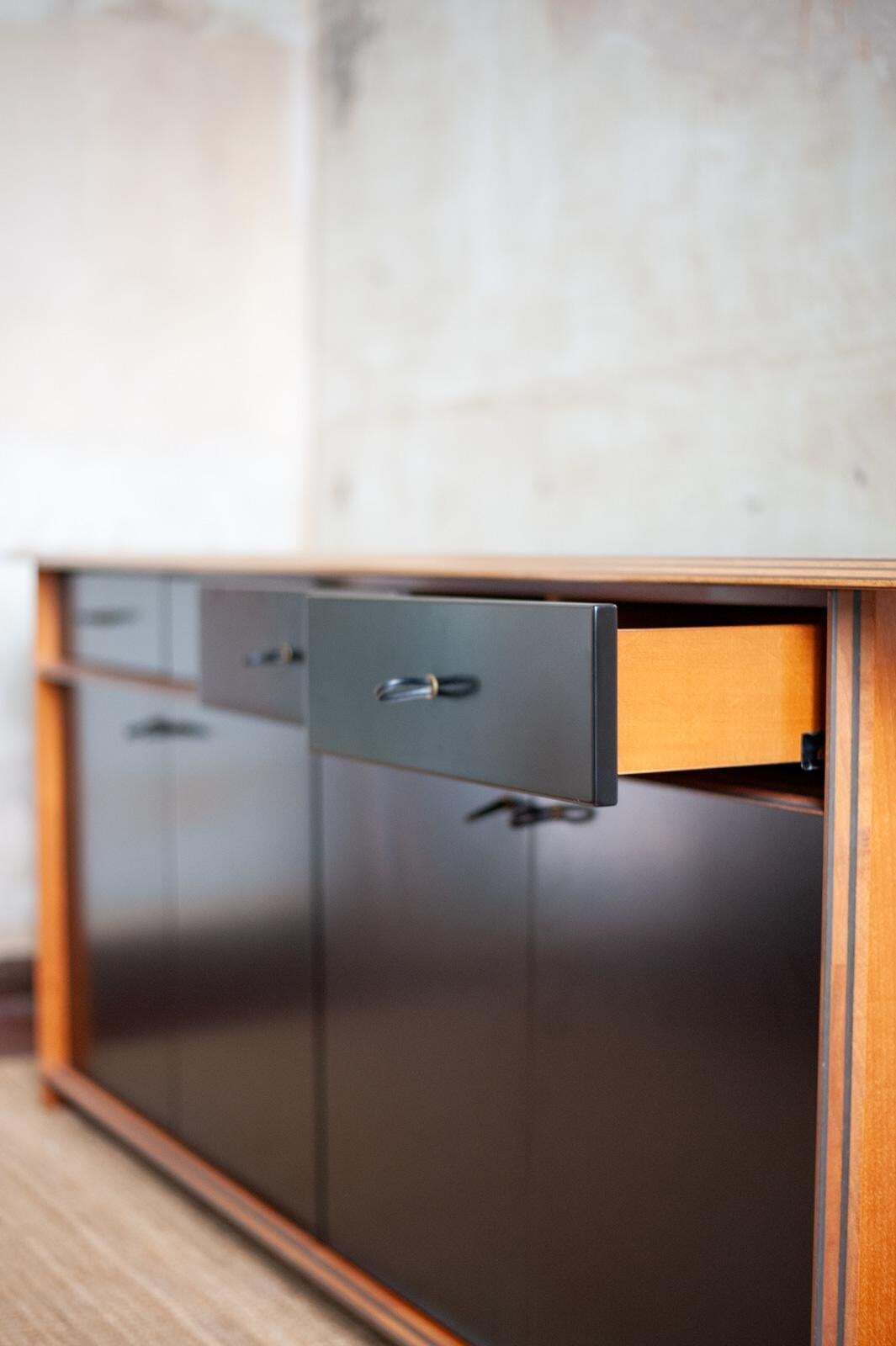 Afra And Tobia Scarpa Sideboard Model Artona   Maxalto Production   1970s photo 11746.0