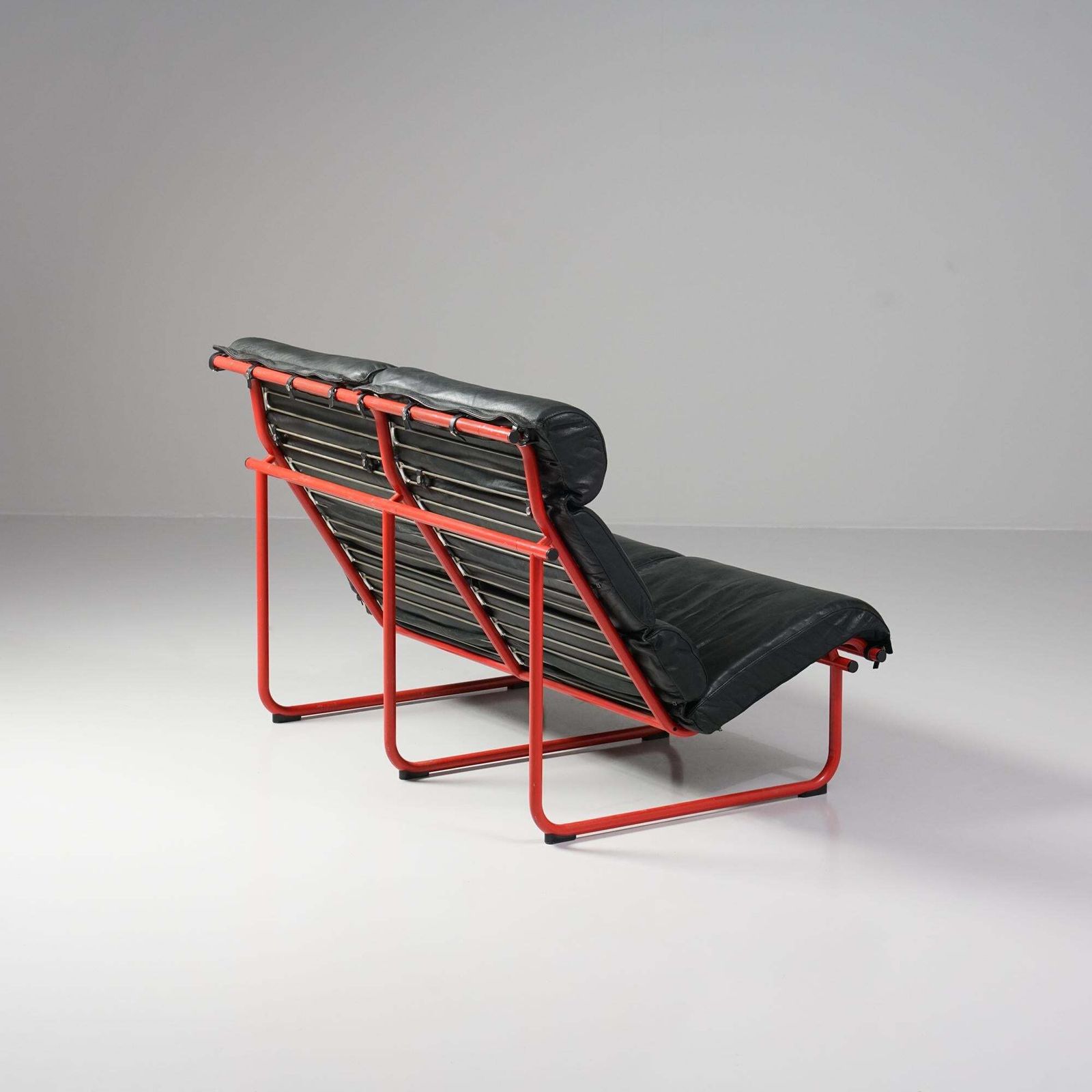 Rare Model Remmi Loveseat Sofa, Yrjö Kukkaupuro, Haimi Oy, 1970s photo furniture