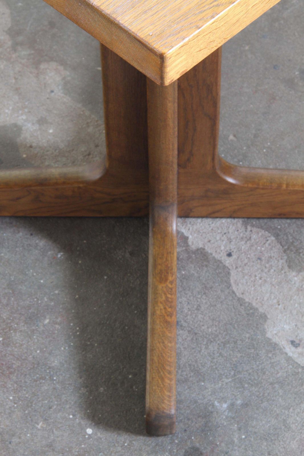 photo vintage Vintage Square Kitchen / Dining Table Attrituted To O.D. Møbler, Denmark 1970s