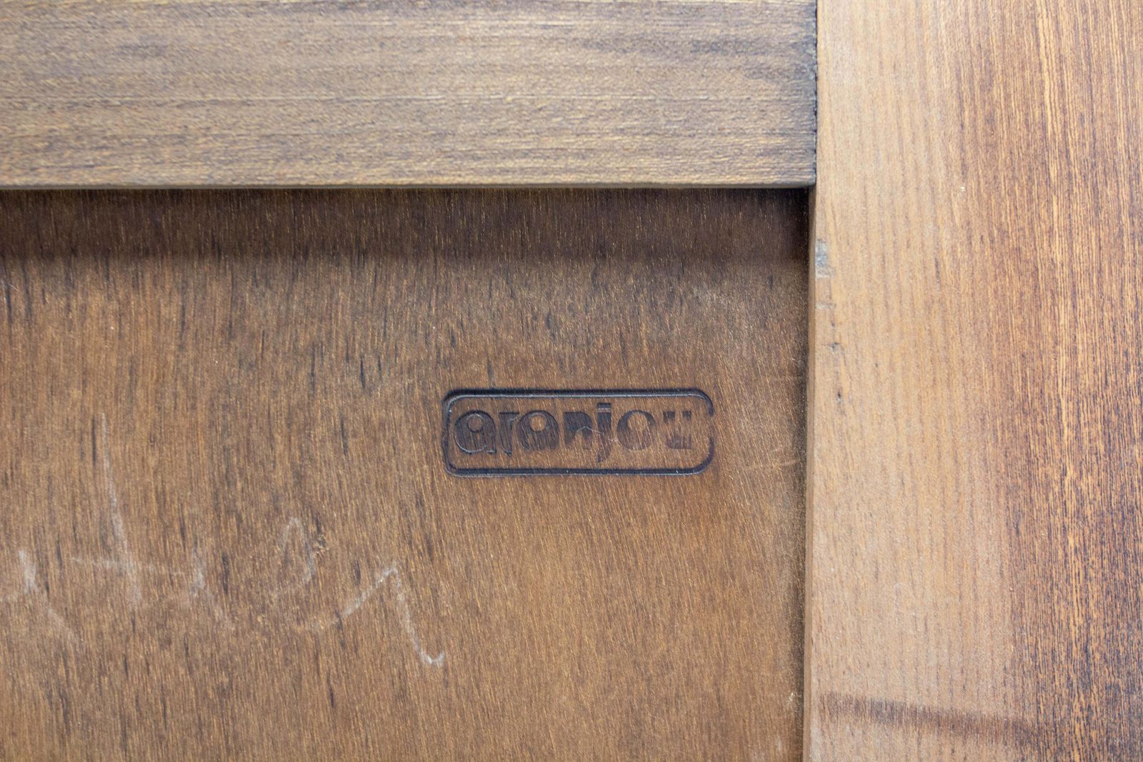 photo for sale French Brutalist Style Elm Commode Chest Of Drawers, Circa 1970