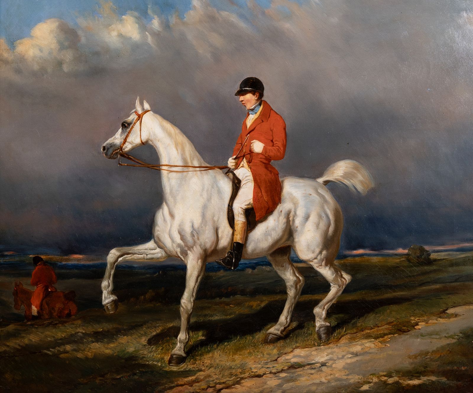 Alfred De Dreux, Follower Of “Cavalier à Red Red Coat” photo furniture