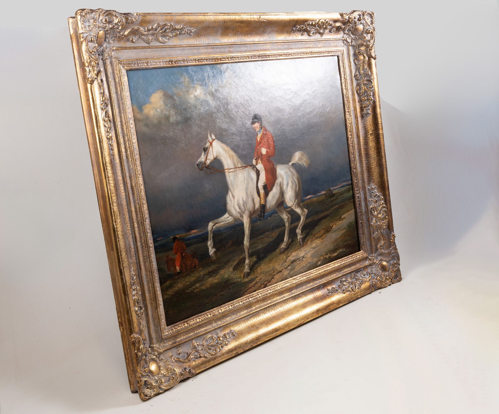 Alfred De Dreux, Follower Of “Cavalier à Red Red Coat” photo vintage
