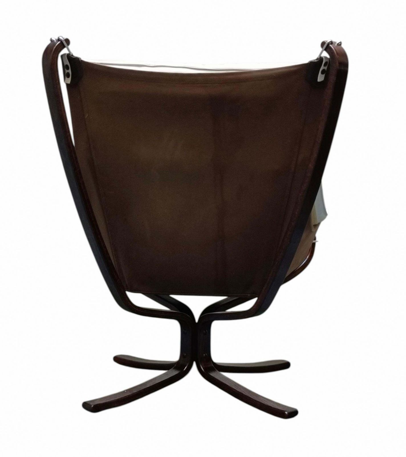 Sigurd Ressell For Vatne Armchair 'Viking,' Leather Poltrona Frau, Norway 1980s photo 2208.0
