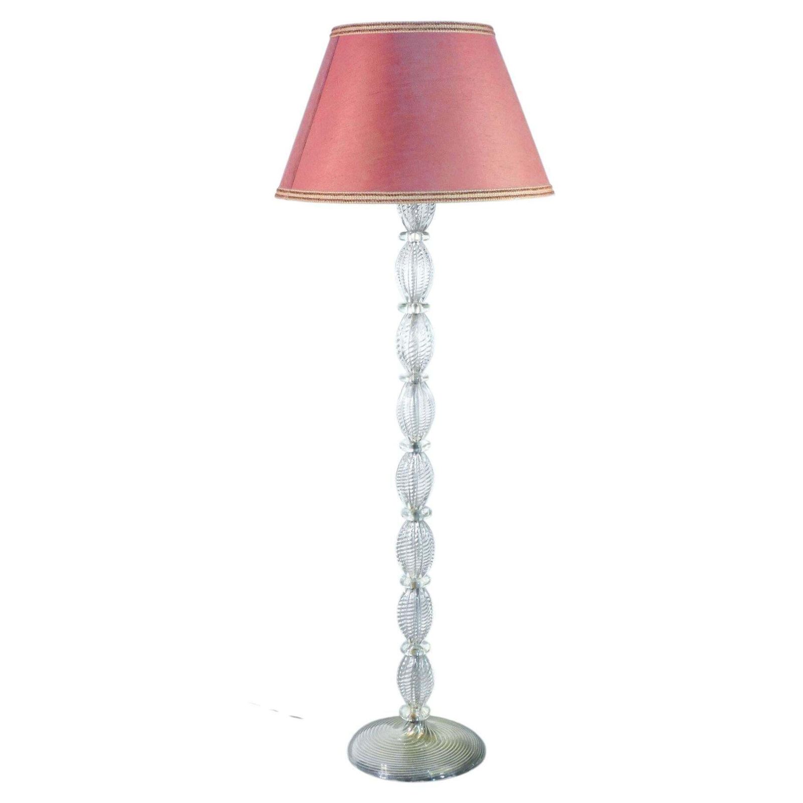 Barovier & Toso Three Lumen Blown Glass Floor Lamp. Murano, 40s