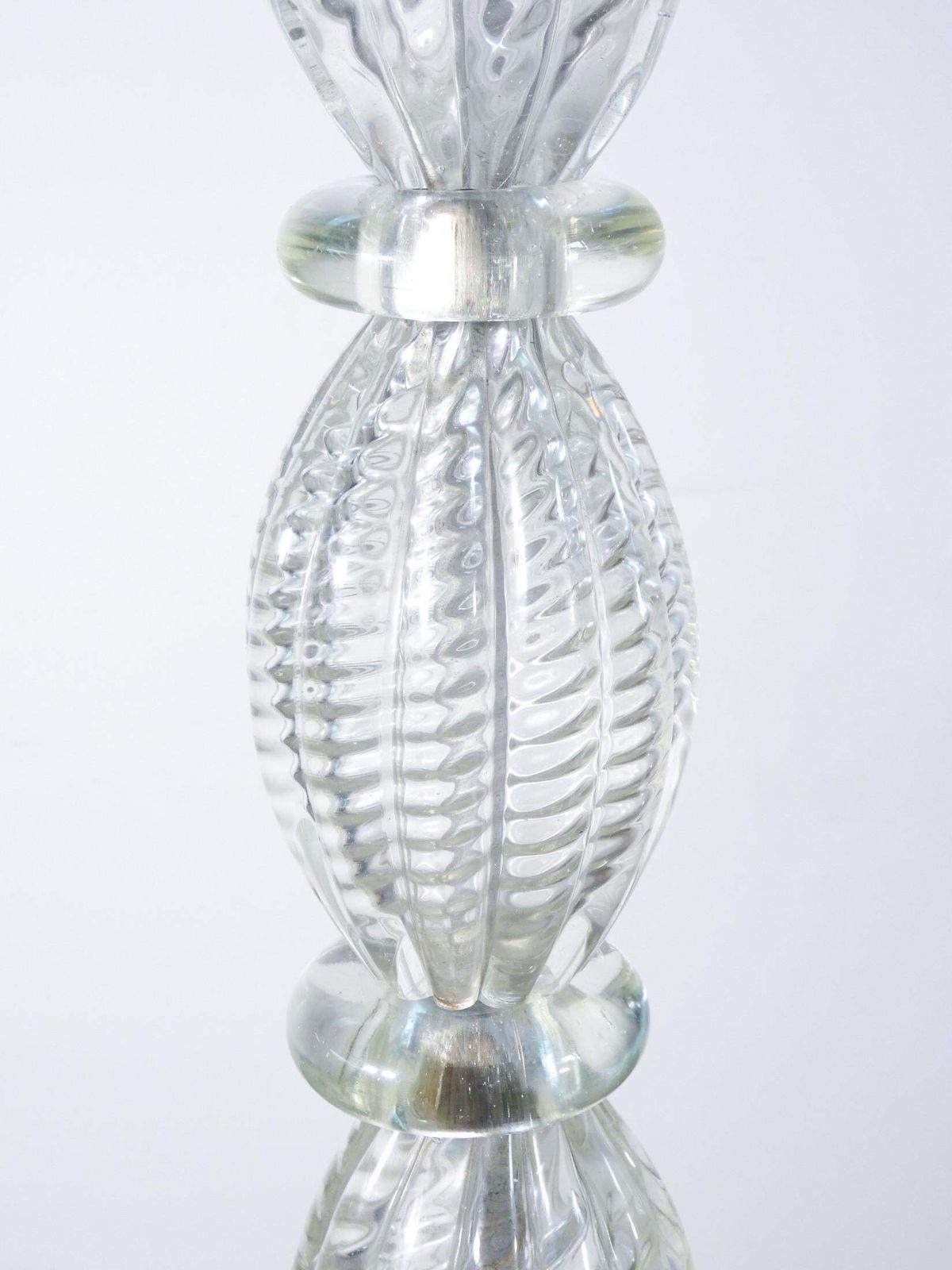 Barovier & Toso Three Lumen Blown Glass Floor Lamp. Murano, 40s photo vintage