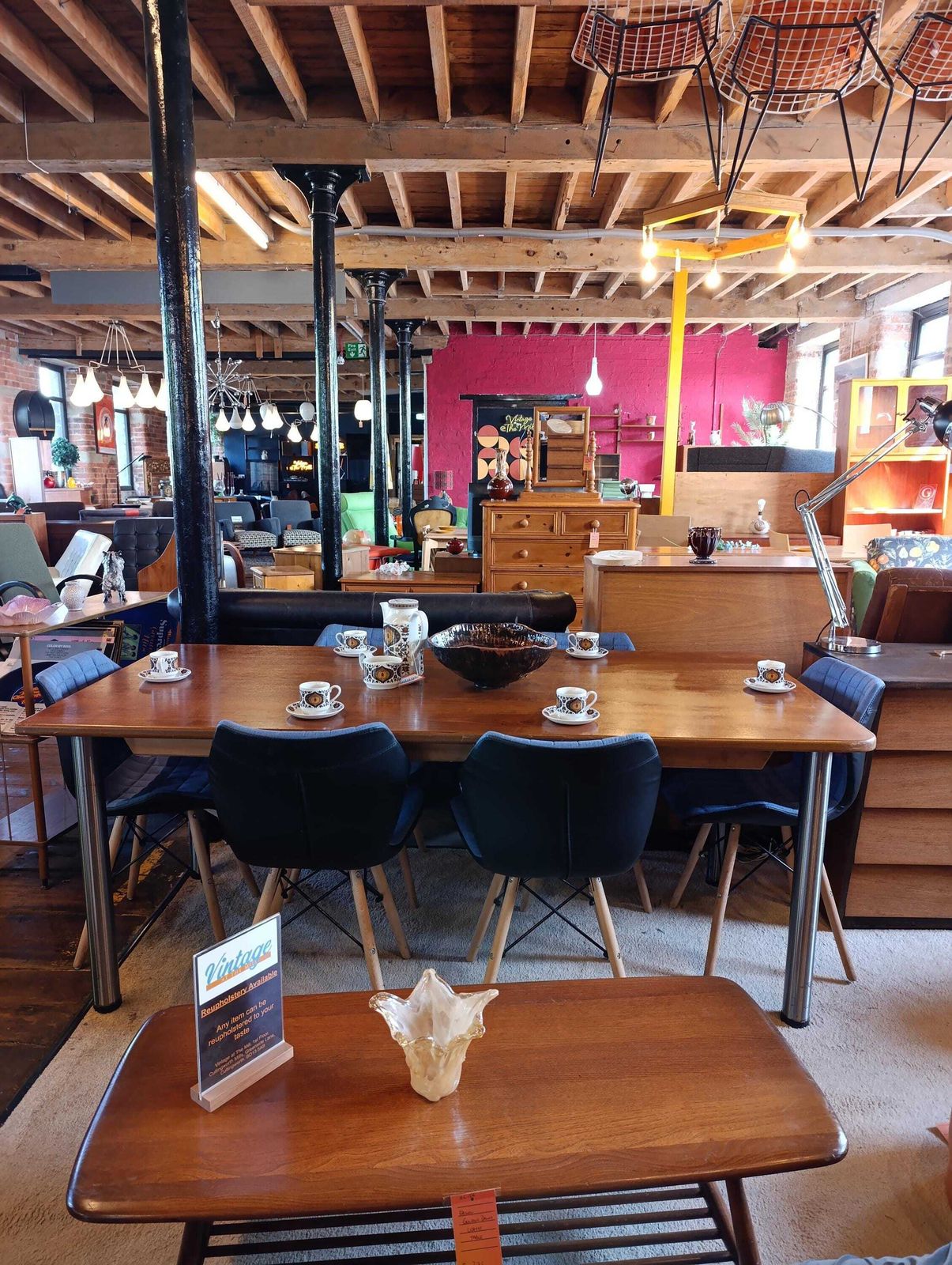 Set Of Six Amelia Dining Chairs By Nautilus | Mid Century Inspired photo Furniture