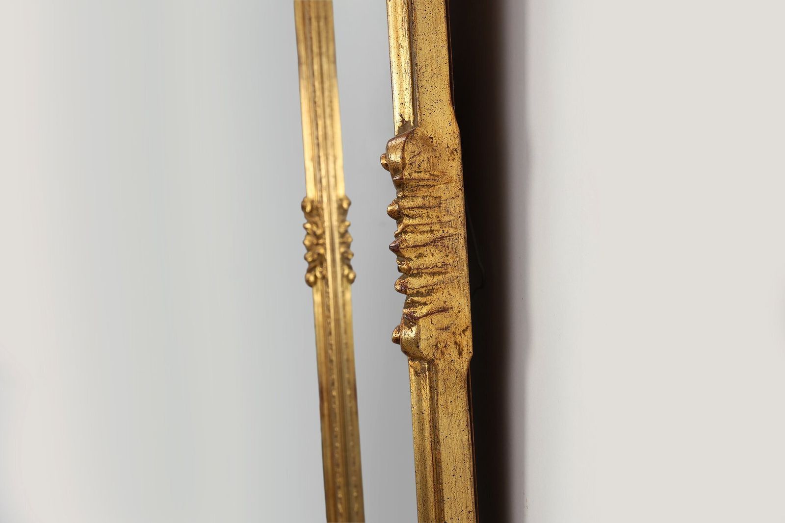 Mid Century Rectangular Gilt Mirror From Deknudt, Belgium, 1980s photo 1611.0
