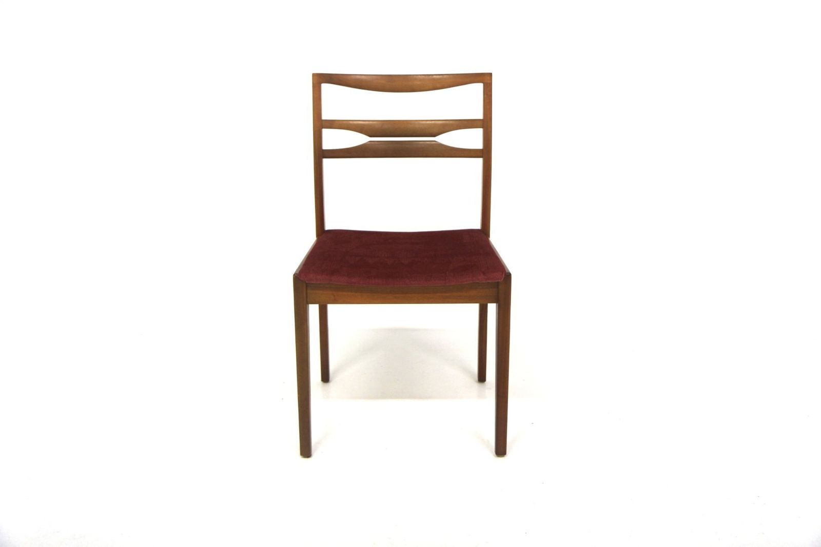 Chaises scandinaves en noyer, Suède, 1960, lot de 4
