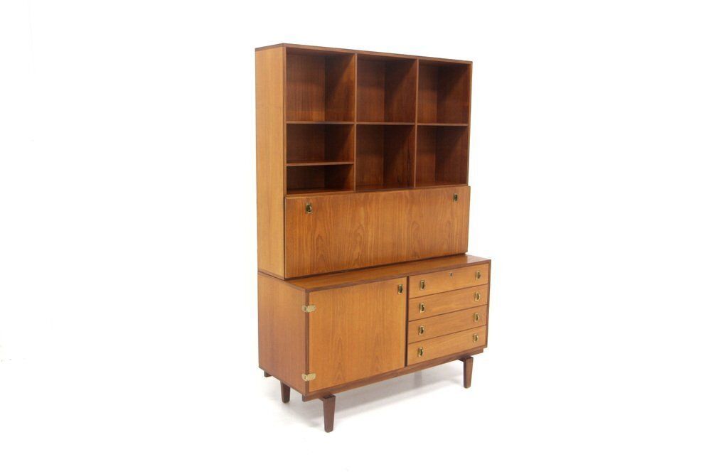 Scandinavian Teak Secretaire By Peter Løvig Nielsen, Sweden, 1960 photo furniture