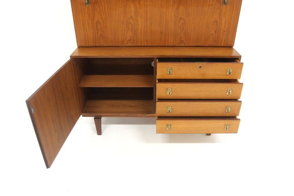 Scandinavian Teak Secretaire By Peter Løvig Nielsen, Sweden, 1960 photo Furniture