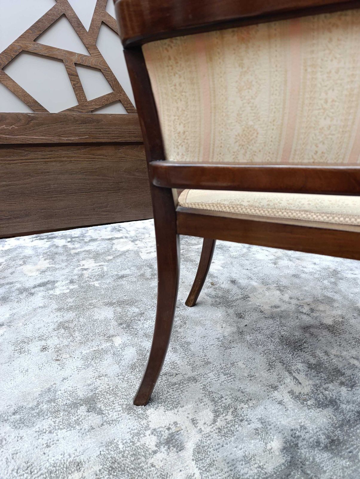 Furniture Edwardian Mahogany Salon Suite | Mother Of Pearl Inlay | Early 20th Century photo