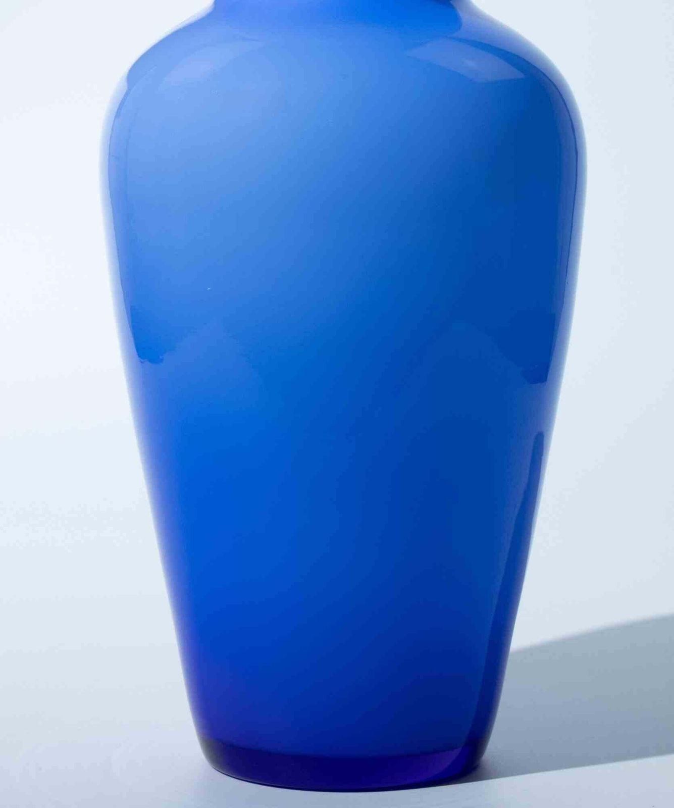 Murano Cobalt Blue Art Glass Vase, 1970s photo furniture