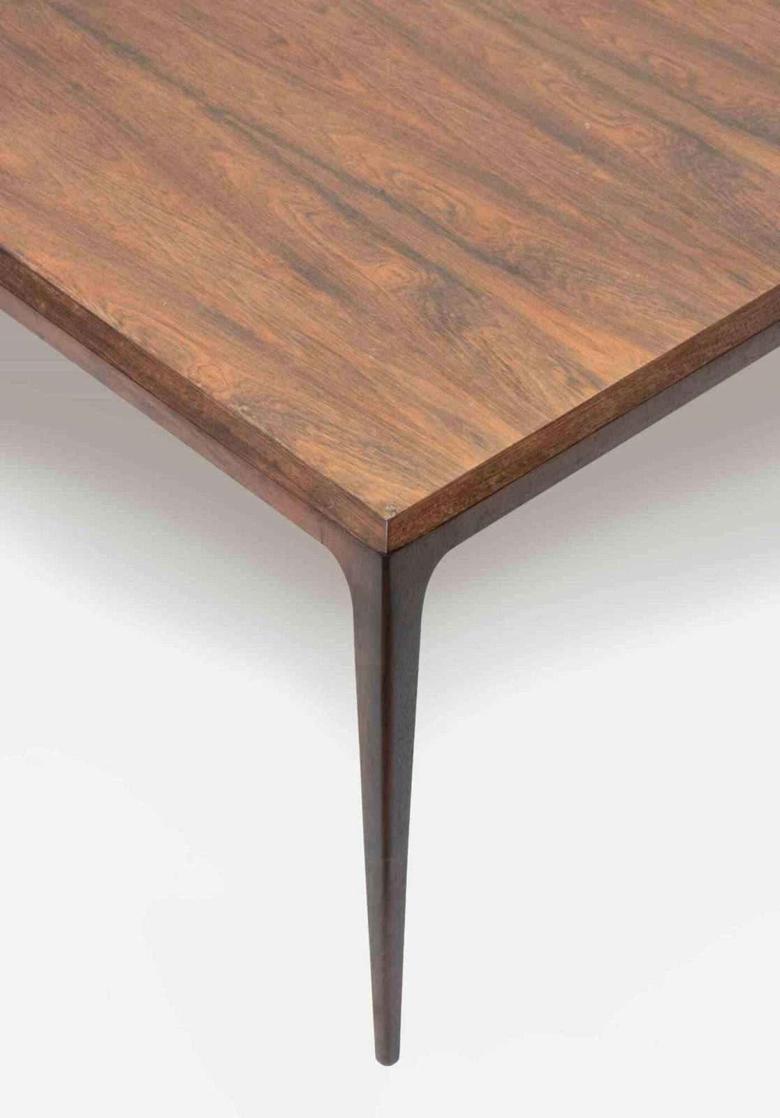 Vintage Rosewood And Ceramic Table By Johannes Andersen For C.F.C.S.   1960s photo vinterior