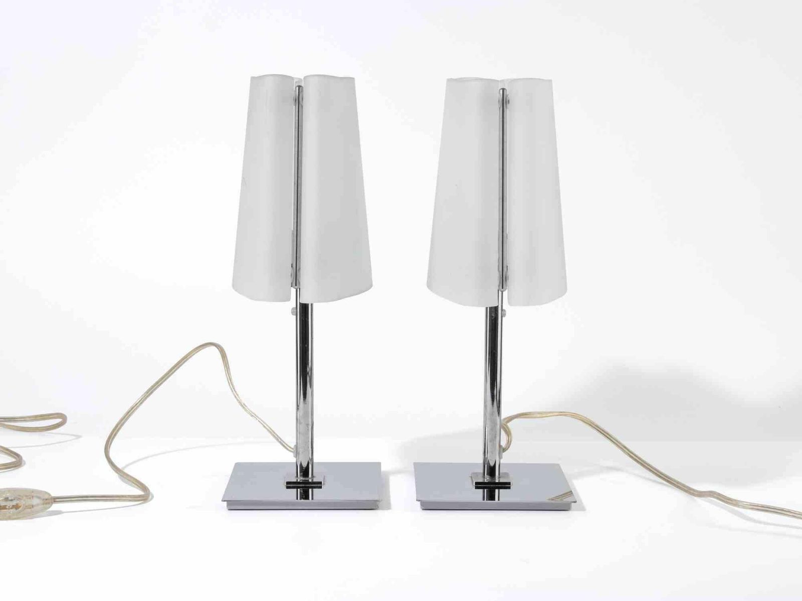 Pair Of Contemporary Italian Table Lamps By Flaver, Italy, 1980s photo for sale