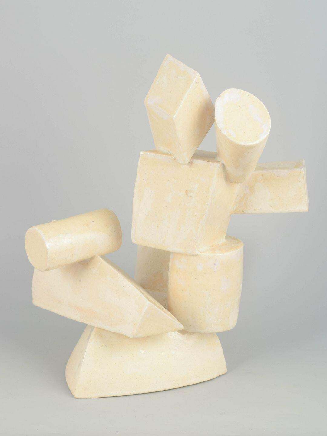 Christina Muff, Contemporary Danish Artist. Monumental Sculpture In Stoneware. photo Art