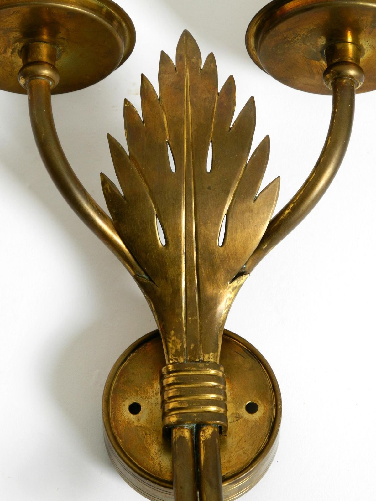 photo furniture A Pair Of Rare, Mid Century Modern Brass Wall Lamps By Vereinigte Werkstätten