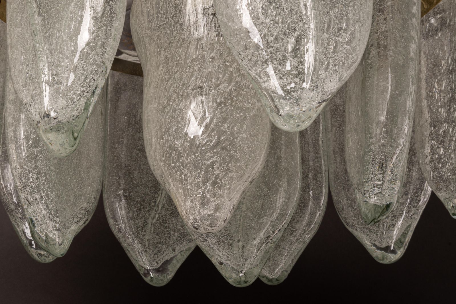 photo for sale Stunning Murano Glass Chandelier By Doria, Germany, 1960s