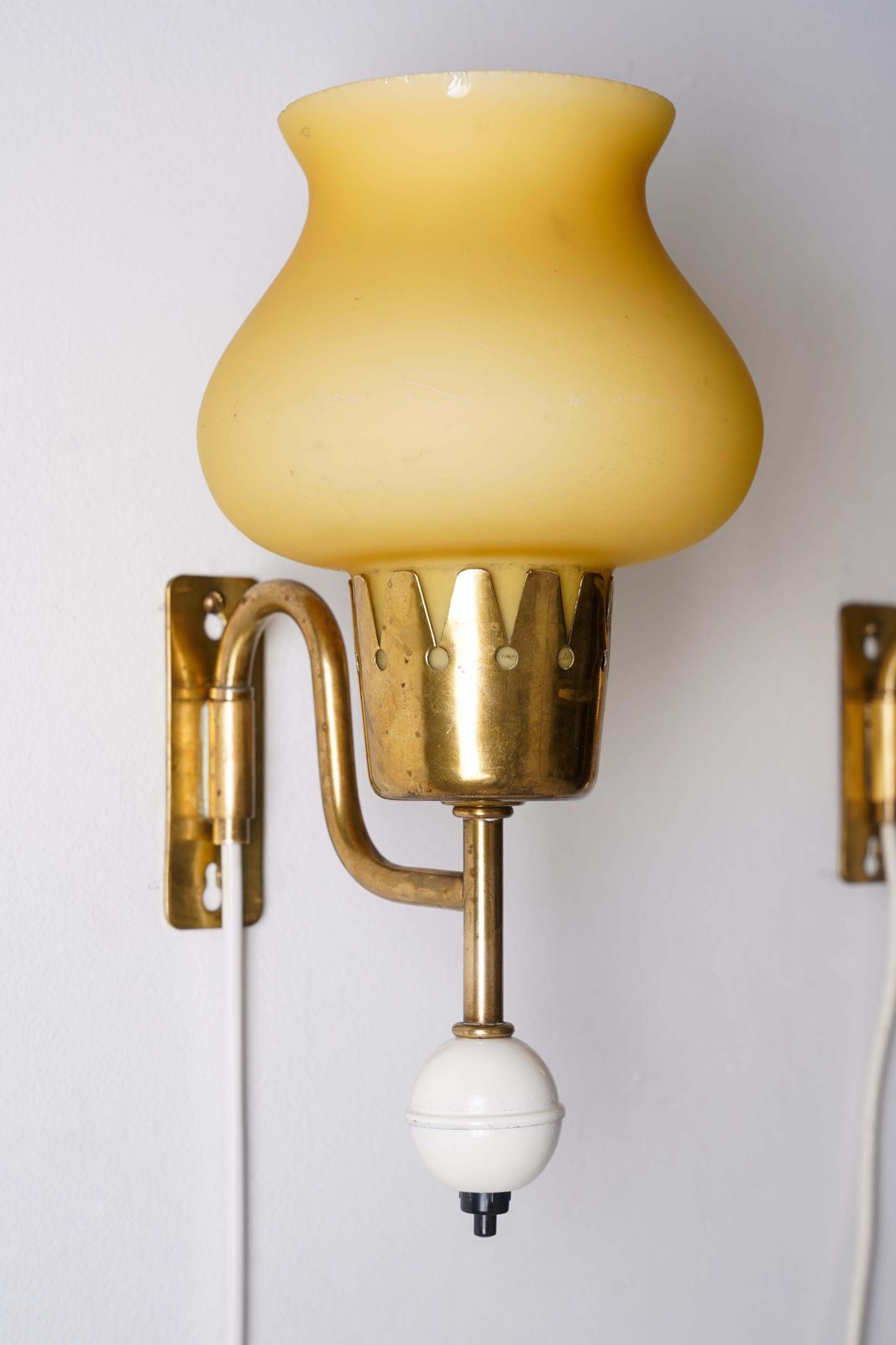 Wall Lamps By Erik Tidstrand For Nordiska Kompaniet (Nk), Sweden, 1950s photo vinterior