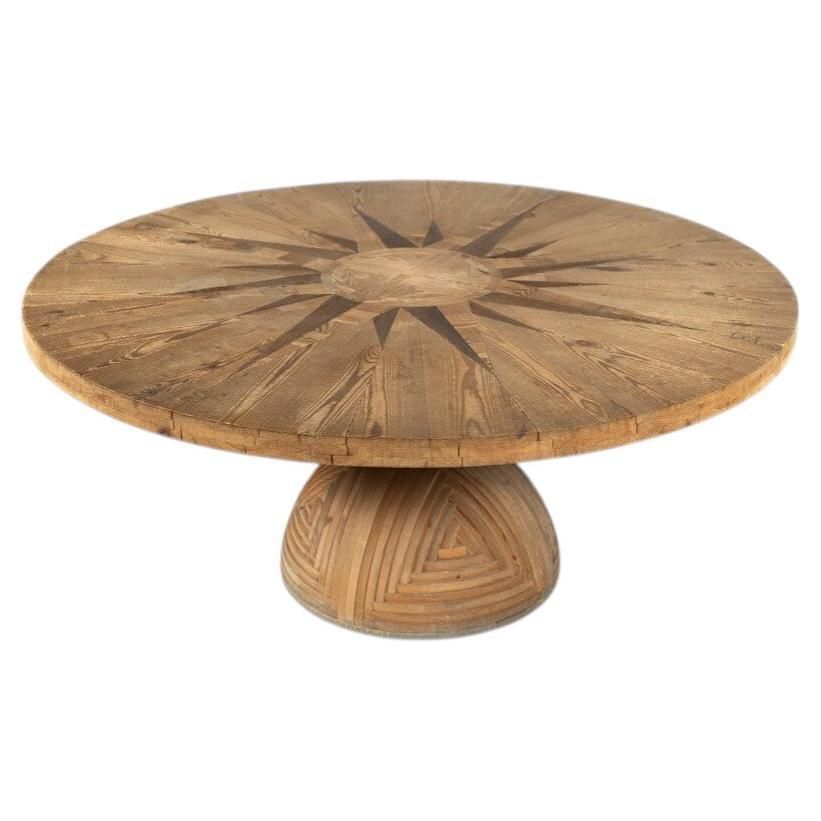 Rosa Dei Venti Table By Mario Ceroli, Mobili Nella Valle, Poltrona, 1970s
