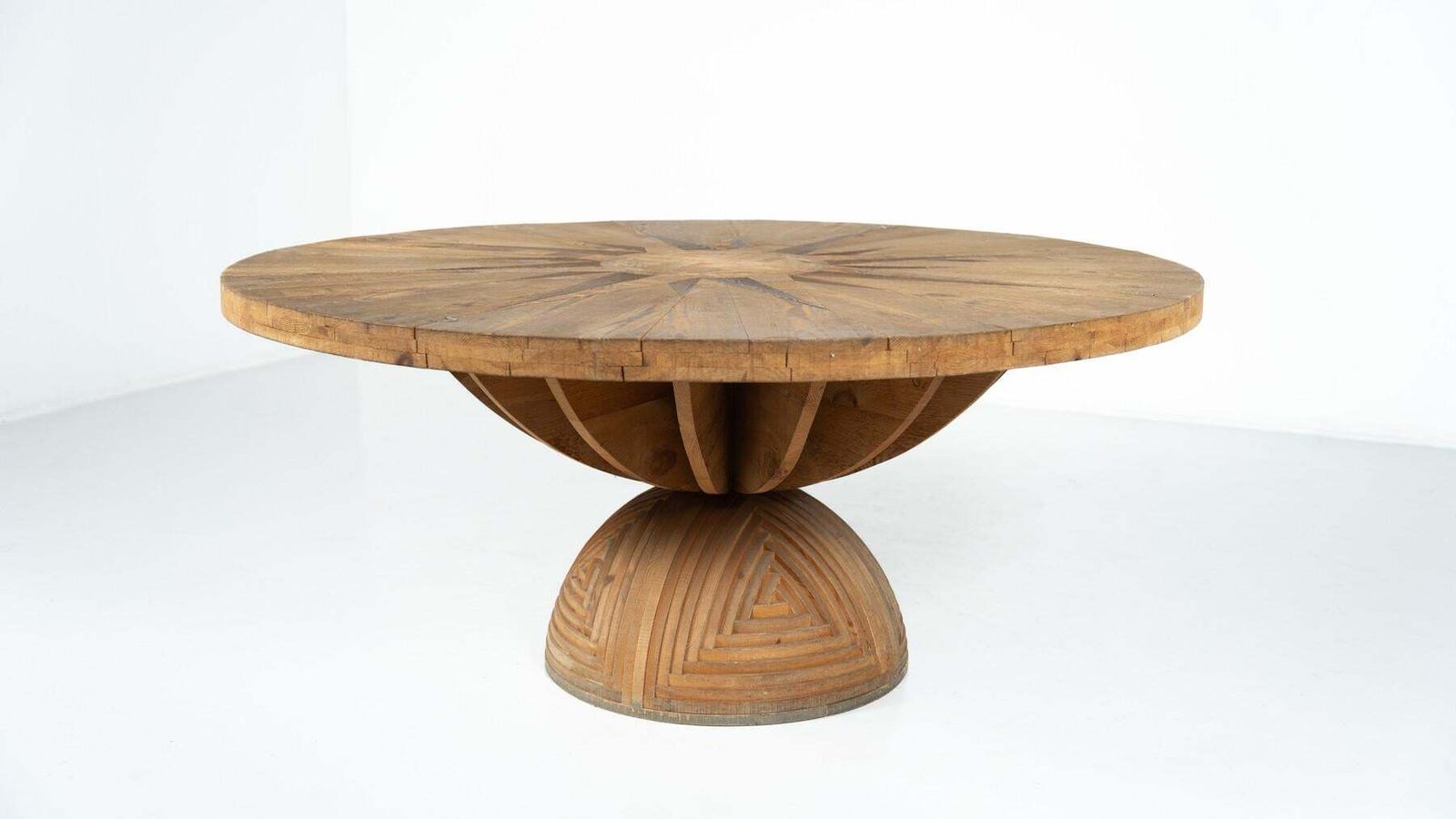 Rosa Dei Venti Table By Mario Ceroli, Mobili Nella Valle, Poltrona, 1970s photo furniture