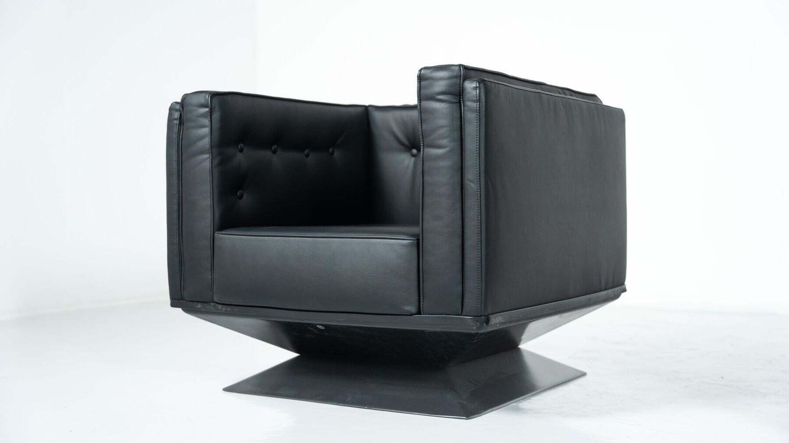 Mid Century Modern Pair Of Armchairs By Luigi Pellegrin For Mim Roma, Italy photo buy