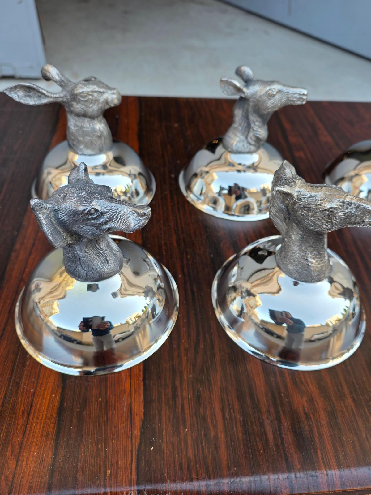photo for sale Set Of 6 Ice Cream Cups With Animals Mauro Manetti Florence 1970 Gucci Style