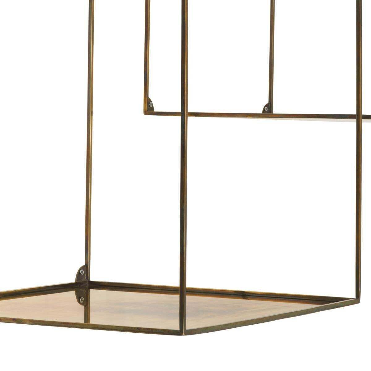 Wall Rack Square Set Of 3 Set Of 2, In Vintage Brass Finish photo buy