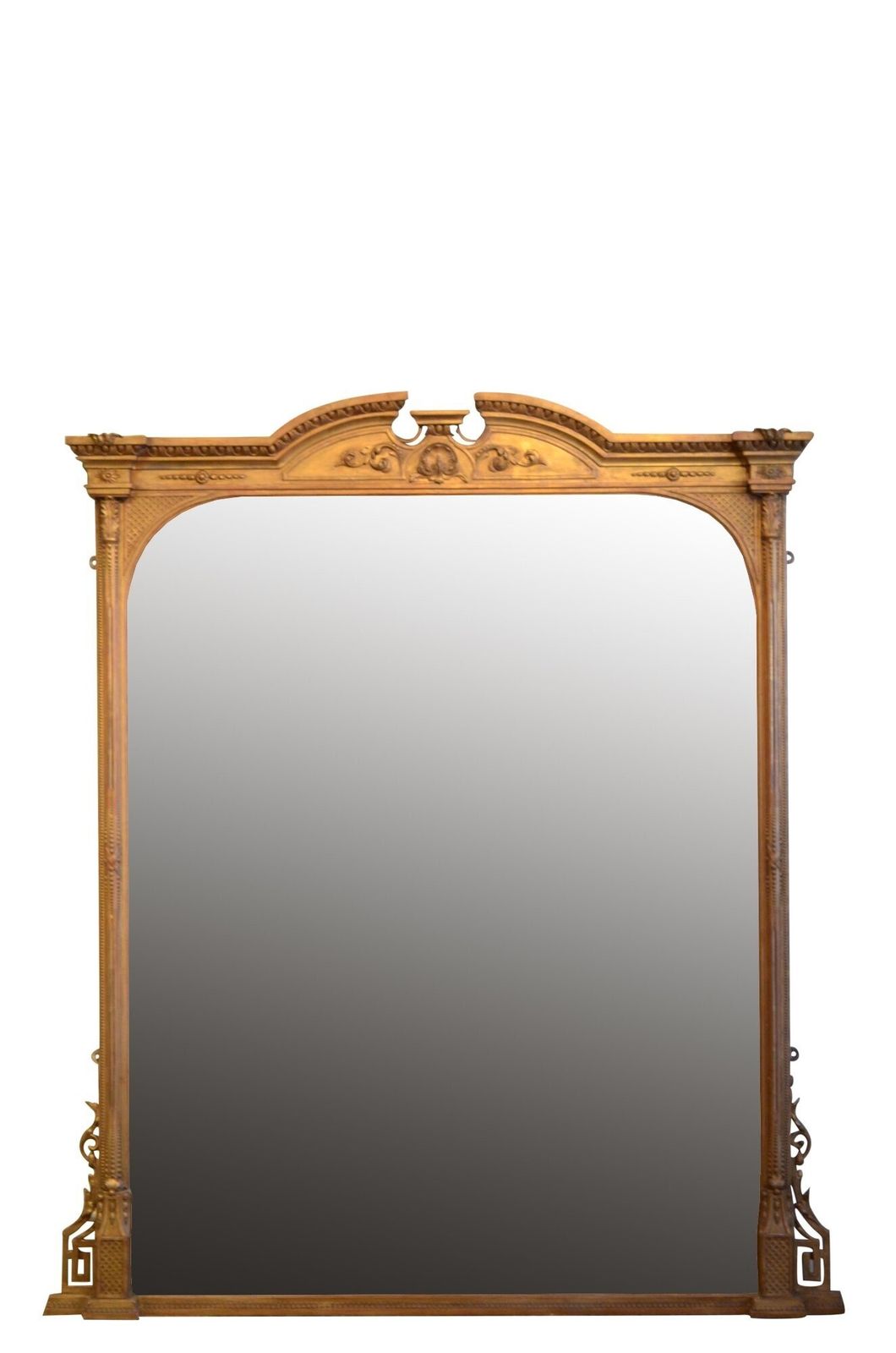 Large Giltwood Wall Mirror Overmantel H169cm